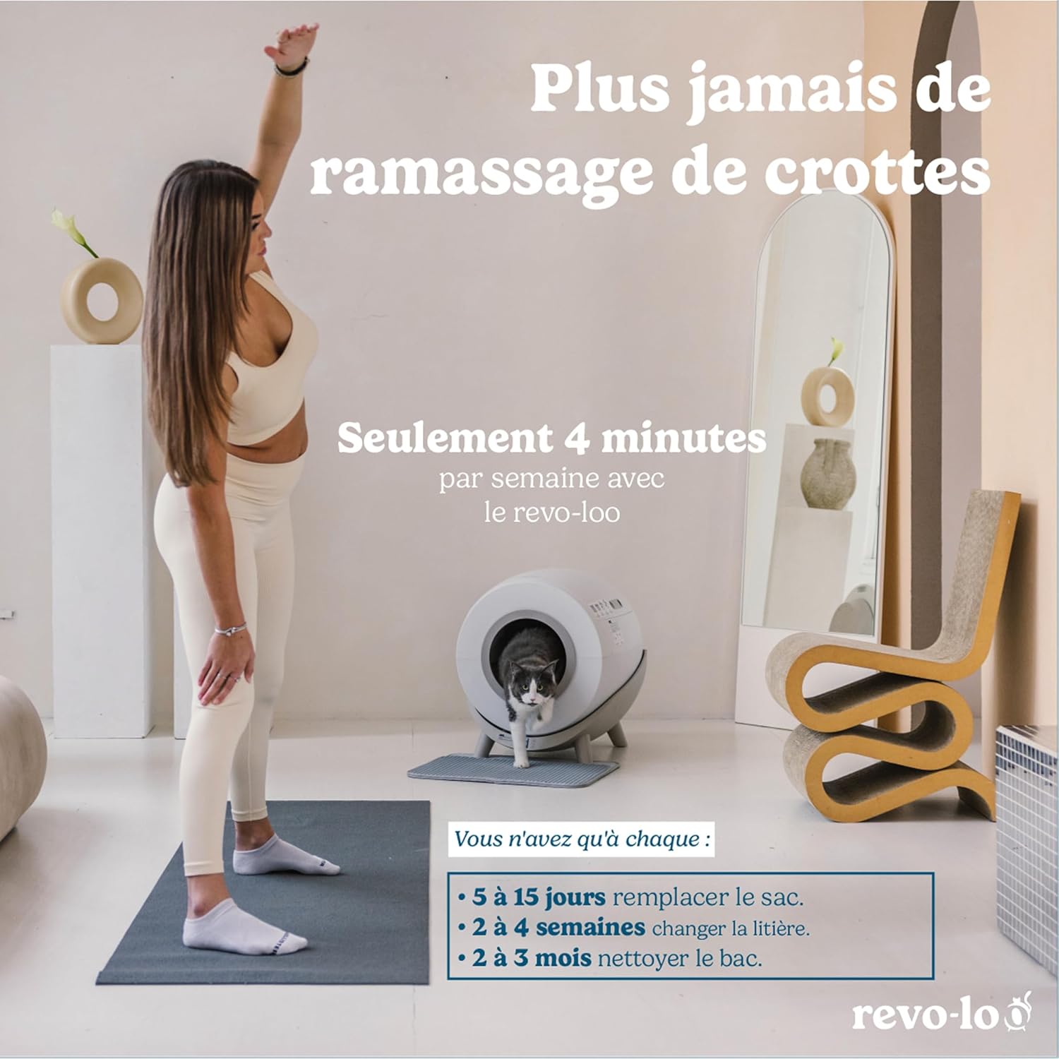 Bac à litière automatique