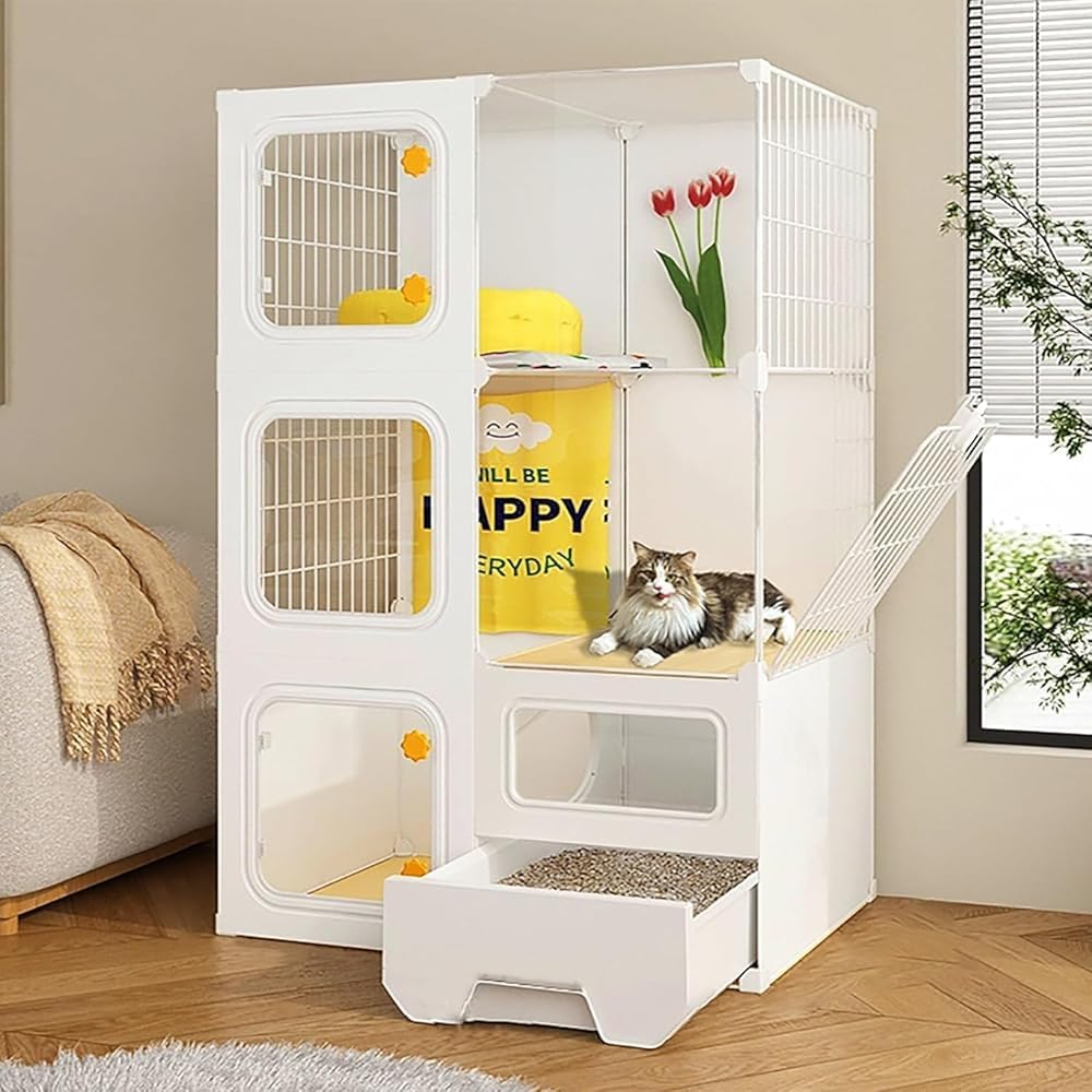 Grande Cage pour Chat d’Intérieur