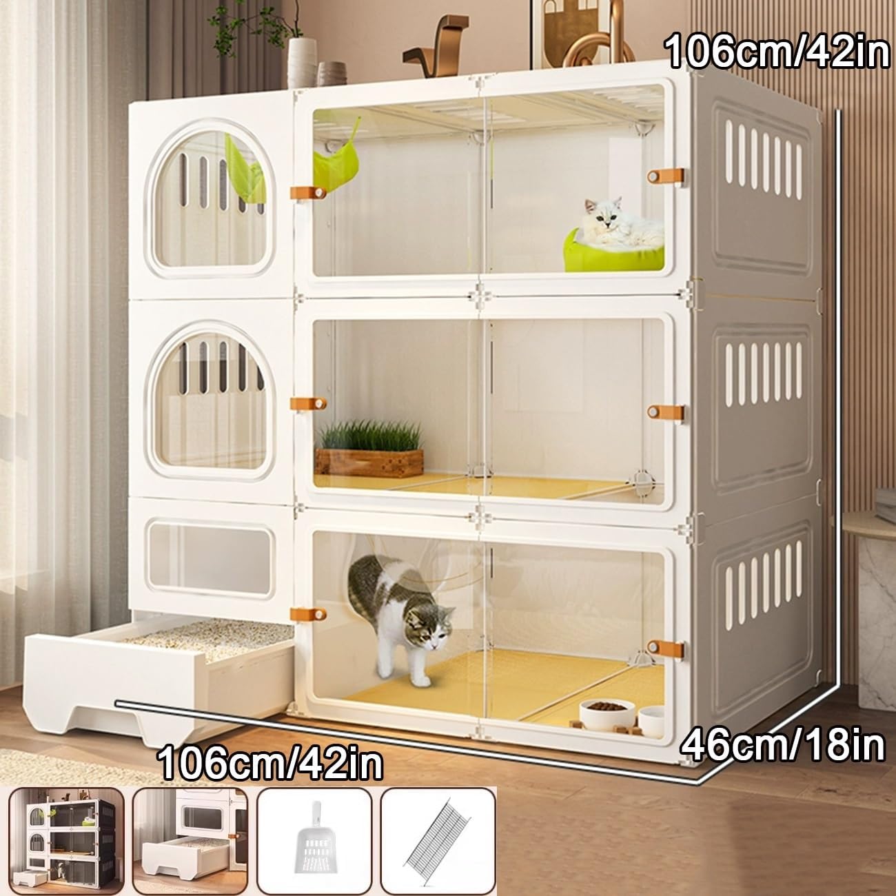 Cage Chat d’intérieur