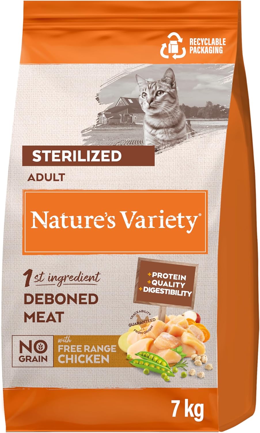 Alimentation naturelle chat stérilisé peau saine immunité