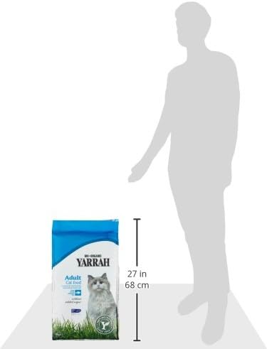Yarrah Bio Lot de 16 boîtes de pâtée pour Chat alimentation naturelle toutes races