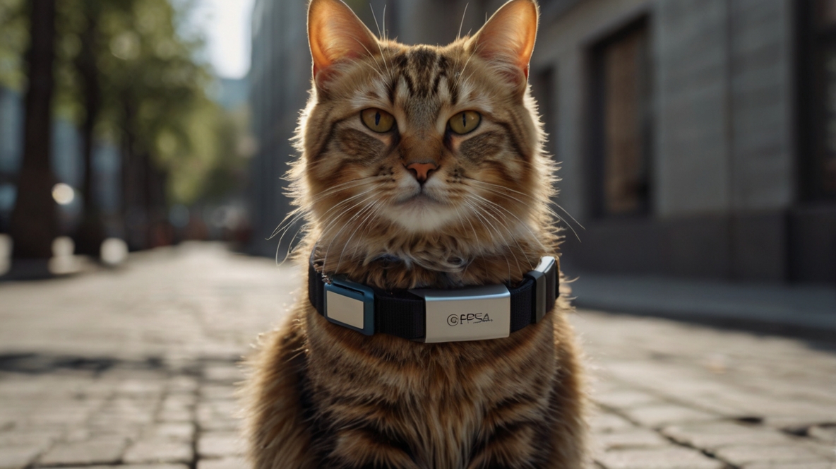 collier connecte chat