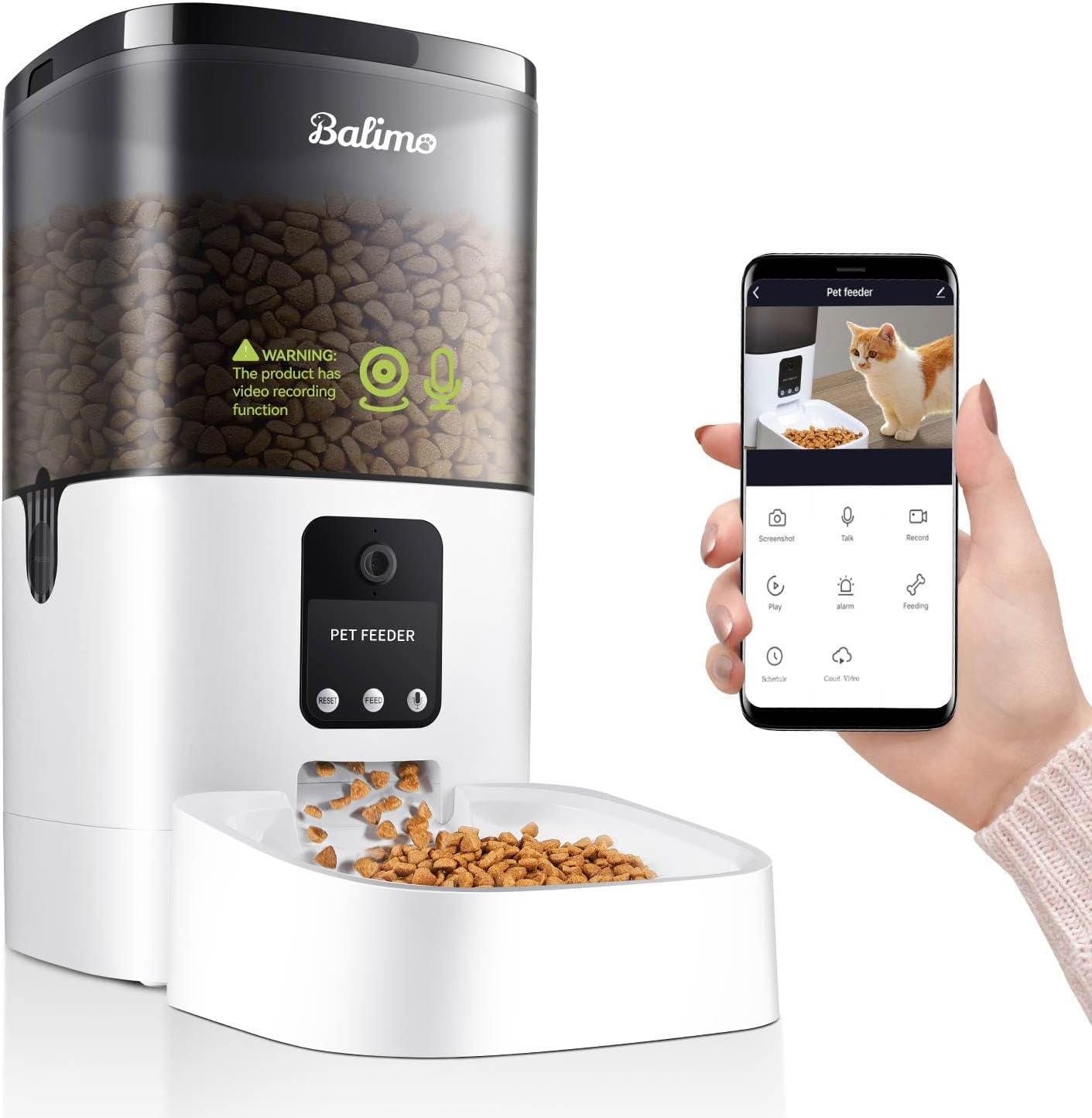 Distributeurs automatiques de croquettes pour chat