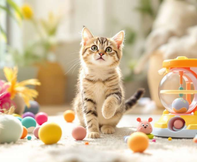 Jouets pour chats et chatons