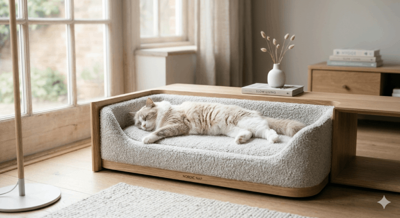 couchage pour chat confortable 1