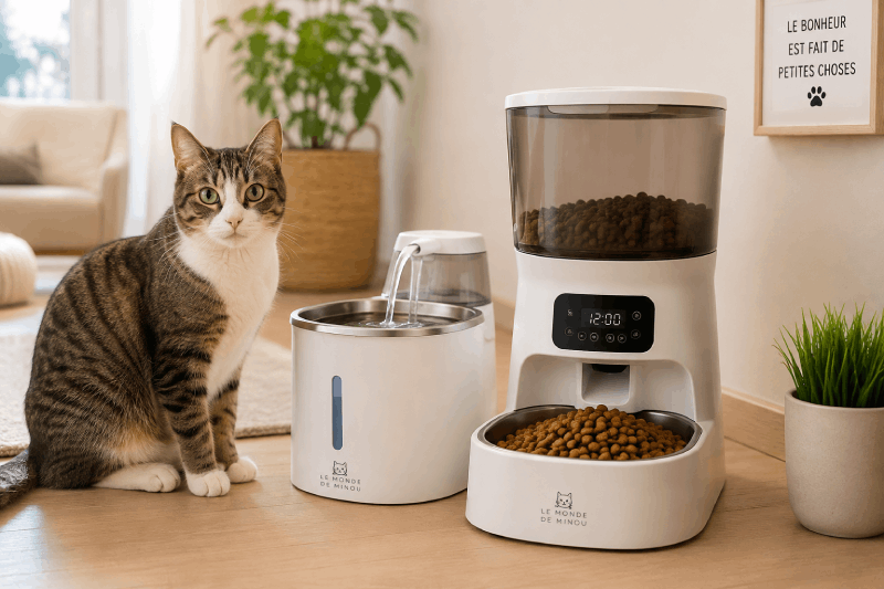 Distributeur automatique pour chat