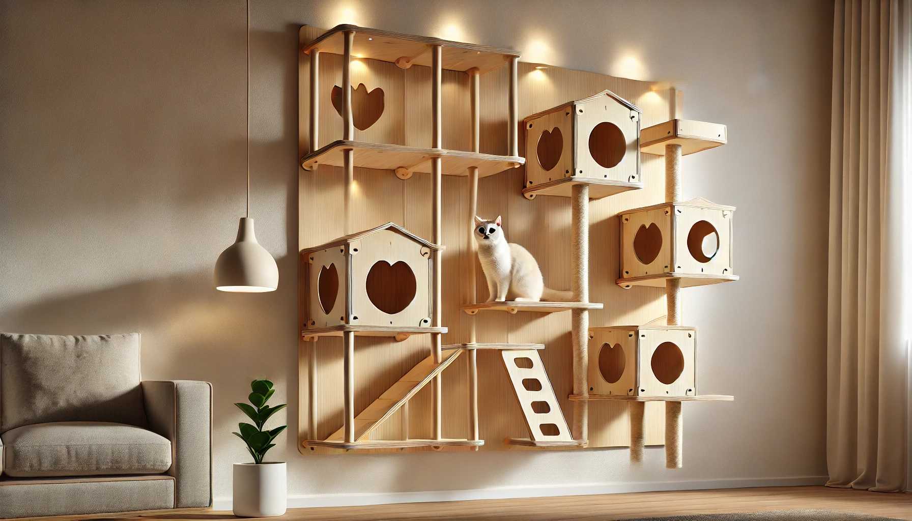 Meubles muraux pour les Chats de Luxe