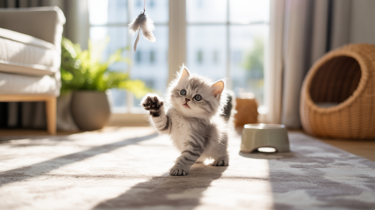 chaton a la maison