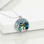 Bijou femme : pendentif lune celtique orné d’un chat noir en argent SHEAISRS