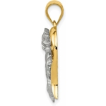 Bijou pendentif cœur or 14 carats, idée cadeau femme élégante