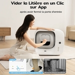 Capteurs de sécurité TÜV intégrés à la litière Cura3, détail technique.