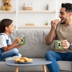 Mug original en forme tulipe avec chat qui regarde en cachette