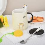 Mug avec large ouverture ronde, facile à boire et à nettoyer