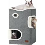 Maison pour chat YITAHOME installée dans un salon moderne