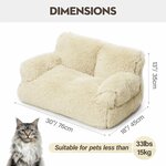 datails du canapé lit pour chat