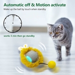 Balle AUKL en mouvement, changeant de direction sur un tapis