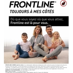 Emballage FRONTLINE Combo Chat 6 pipettes antiparasitaires contre puces et tiques.