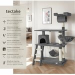 Détail des poteaux recouverts de sisal naturel, solution idéale pour l’entretien des griffes de votre chat.