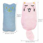 Sac refermable contenant les peluches d’herbe à chat PRETTY KITTY, conservant leur fraîcheur et parfum