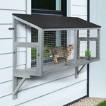 Extension multi-unités de l’enclos de fenêtre pour chats