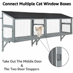 Détail du filet de sécurité anti-chute pour chats