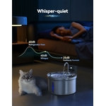 Fontaine silencieuse à eau avec 6 filtres pour chat FEELNEEDY