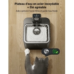Fontaine DownyPaws avec mode minuterie et détection présence
