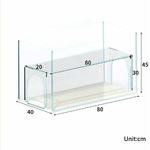 Panier et aquarium 2-en-1 pour chat stressé et poissons