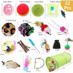 Jouet baguette en sisal et plumes pour chaton jeu intérieur