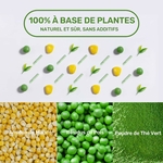 Gros plan sur texture granulée fine et propre, idéale pour les pattes