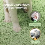 Chat utilisant une litière FUKUMARU agglomérante sans poussière