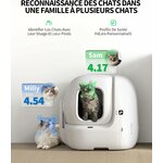 Caméra IA intégrée pour suivi des excréments et analyse santé du chat via PETKIT app
