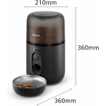 Distributeur Philips Pet Series avec caméra HD intégré mis en scène dans un intérieur moderne.