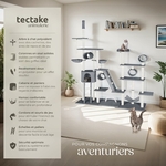 L’arbre Tectake® dans un appartement, souvenir de montage facile.