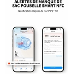 Sac plastique haute qualité pour emballage automatique des déchets PUROBOT Ultra, blanc et résistant