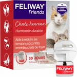 FELIWAY Friends utilisé dans un foyer multi-chats pour réduire les conflits