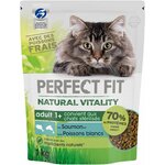 Lot 6 sacs croquettes saumon poissons blancs pour chat stérilisé
