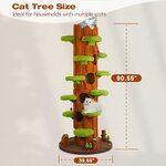 Base stable 100 cm diamètre de l’arbre à chat Couner pour grande stabilité