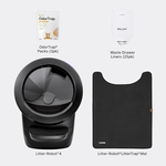 Litter-Robot 4 noir avec tiroir de déchets amovible et facile à vider