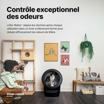 Bac à litière autonettoyant Whisker équipé du système breveté de tamisage des déchets