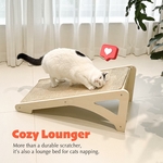 Griffoir pour chat PETKARAY en sisal naturel beige mural