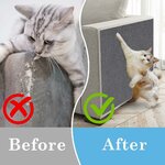 Protection canapé chat anti-griffe facile à installer