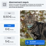 Application smartphone Tractive Mini suivi activité chat