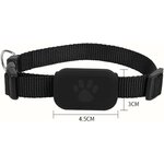 Collier GPS chat sans abonnement noir ajustable