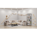 Parcours mural pour chat, stimulation physique et mentale