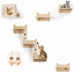 Griffoir et marches murales en sisal pour chat