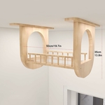 Perchoir mural modulable pour chats intérieurs