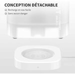 Design translucide de la fontaine PETKIT pour surveiller l’eau