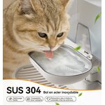 distribution automatique eau propre fontaine chat FEELNEEDY