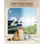 Fontaine eau chat GIOTOHUN grande capacité autonomie 7 jours